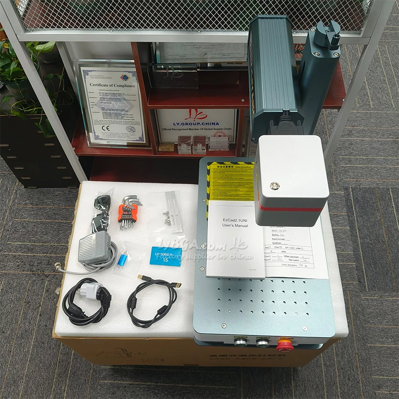 JPT MOPA EM-7 Fiber Laser Mark - Fiber Laser Marking Machine 30W ulasan dan harga