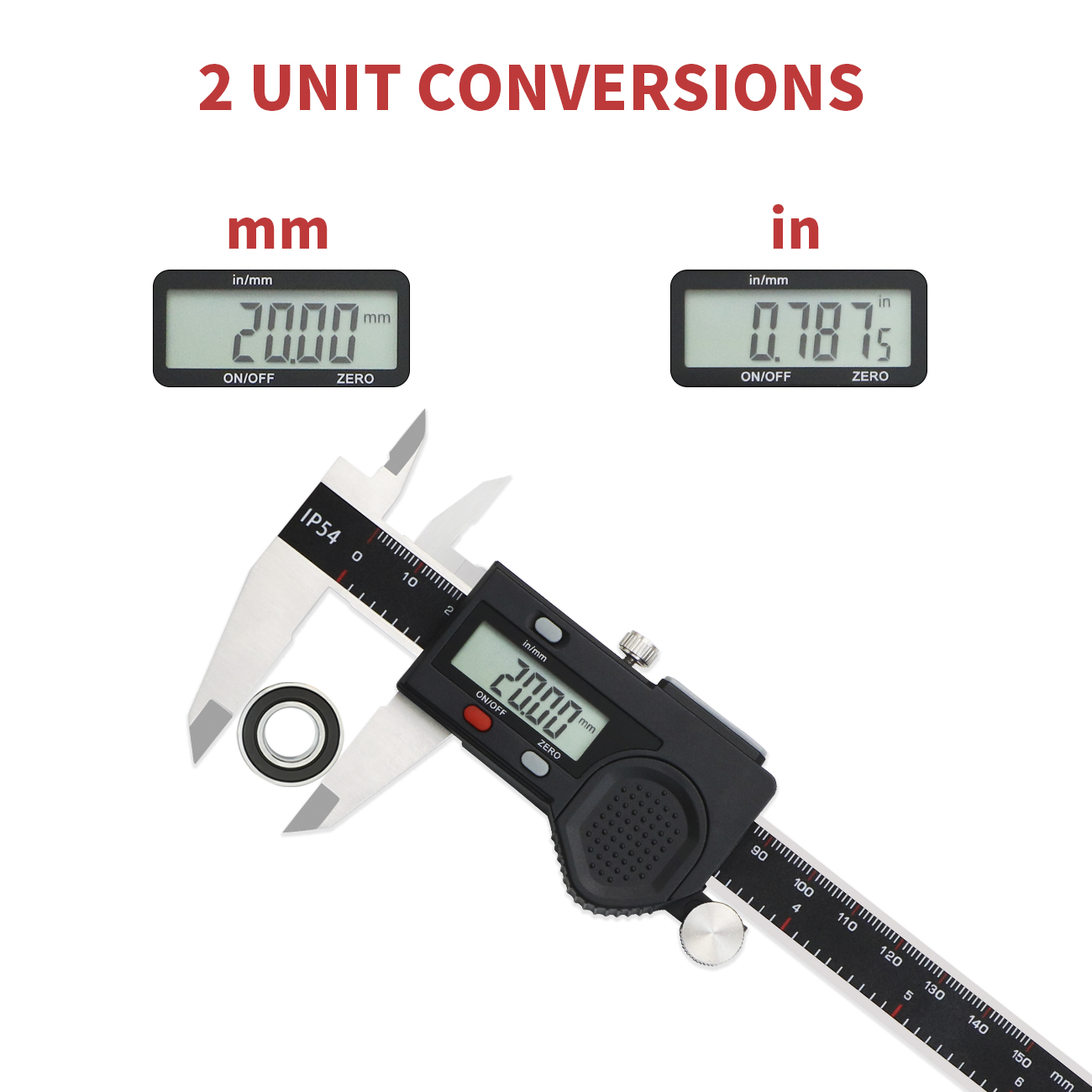 SHANHR Electronic Vernier Cali - Digital Caliper 150Mm Stainless Steel ulasan dan harga
