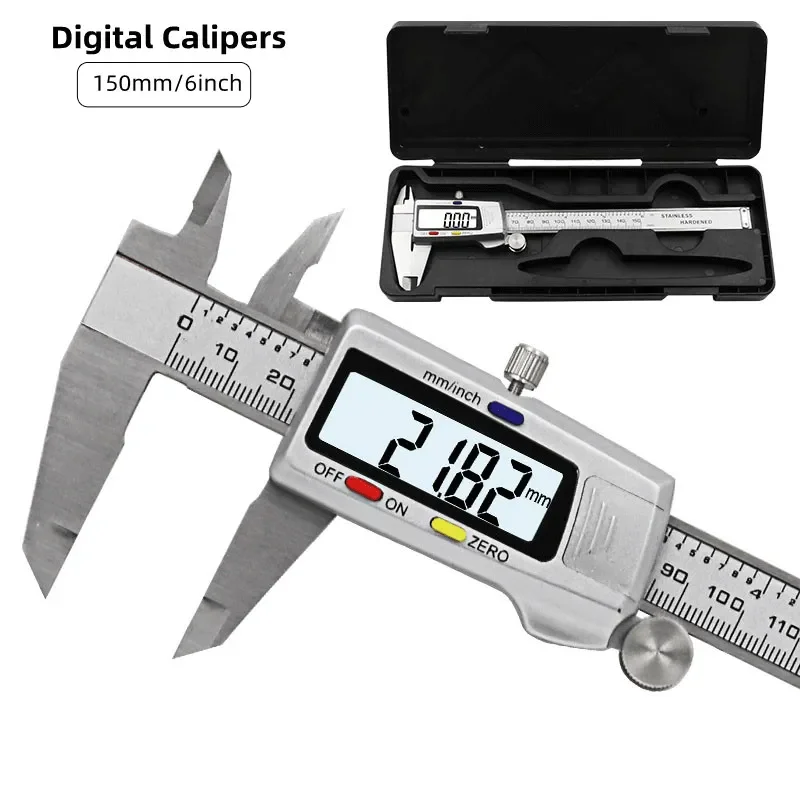 Measuring Tool Stainless Steel - Digital Caliper 150Mm Stainless Steel ulasan dan harga